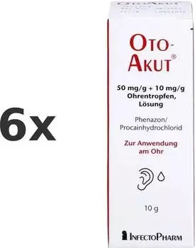OtoAkut 50 mg/g + 10 mg/g Ohrentropfen (10 g)