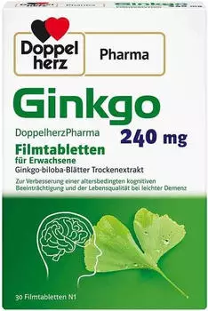 Doppelherz Pharma Ginkgo 240mg Filmtabletten (30 Stk.)
