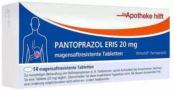 Pantoprazol Eris 20 mg magensaftresistente Tabletten (14 Stk.)