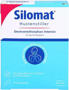 Silomat Hustenstiller Dextromethorphan Intensiv Hartkapseln (12 Stk.)