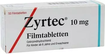 Zyrtec 10mg Filmtabletten (50 Stk.)