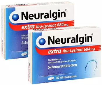 Neuralgin extra Ibu Lysinat Filmtabletten (2x20 Stk.)