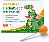 Dr. Theiss HerbalSept Hals Lutscher Kids 6 St