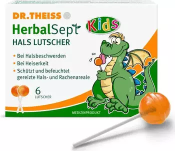 HerbalSept Hals Lutscher Kids (6 Stk.)