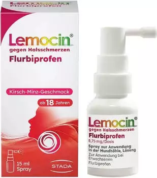Lemocin Flurbiprofen 8,75mg/Dosis Spray zur Anwendung in der Mundhöhle (15ml)