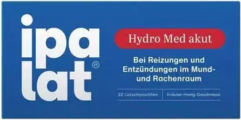 Ipalat Hydro Med akut Lutschpastillen (32 Stk.)