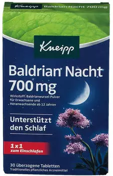 Baldrian Nacht 700mg Filmtabletten (30 Stk.)