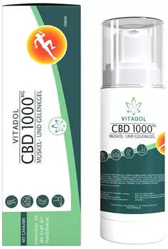 Vitadol CBD 1000mg Muskel- und Gelenkgel (100ml)