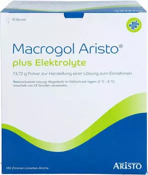 Macrogol Aristo plus Elektrolyte 13,72g Pulver (50 Stk.)