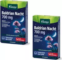 Kneipp&reg; Baldrian Nacht 700 mg Doppelpack 2X30 St