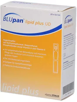 Blupan lipid plus UD Augentropfen (20x0.4ml)