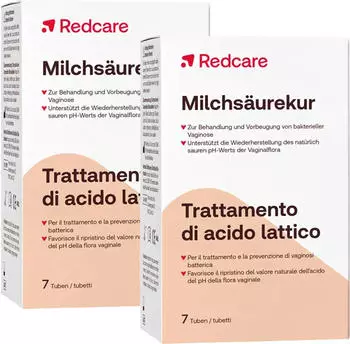 Redcare Milchs&auml;urekur Vaginalgel Tube (2x7x5ml)