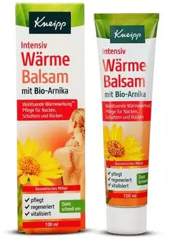 Intensiv W&auml;rme Balsam mit Bio-Arnika (100ml)