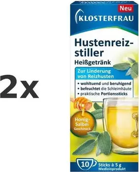 Hustenreizstiller Heißgetränk Sticks (10x5g)