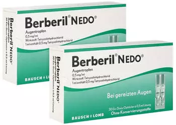 Berberil N EDO Augentropfen (60x0.5ml)