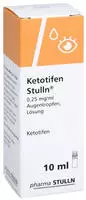 Ketotifen Stulln 0,25 Mg/ml Atr Lsg.unkonserviert 10 ml