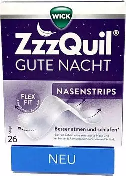 ZzzQuil Gute Nacht Nasenstrips (26 Stk.)