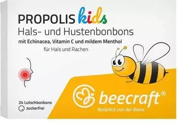 Beecraft Kids Propolis Hals- und Hustenbonbons (24 Stk.)