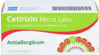 Cetirizin Micro Labs 10 Mg Filmtabletten 100 St