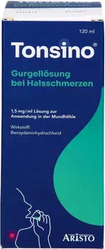 Tonsino Gurgell&ouml;sung bei Halsschmerzen (120ml)