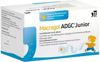 Macrogol ADGC Junior von 6 Monaten bis 8 Jahren Pulver (50 Stk.)