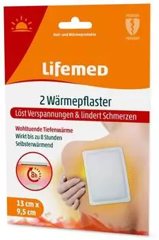 Lifemed W&auml;rmepflaster R&uuml;cken Schultern Nacken (2 Stk.)