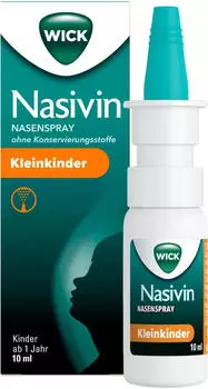Nasivin Nasenspray Kleinkinder ohne Konservierungsstoffe (10ml)