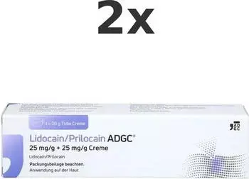 Lidocain/Prilocain ADGC 25mg/g + 25mg/g Creme (30g)