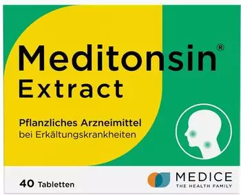 Meditonsin Extract pflanzliche Erkältungstabletten 40 Stk.