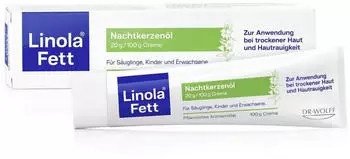 Linola Fett Nachtkerzen&ouml;l 20g/100g Creme 100g