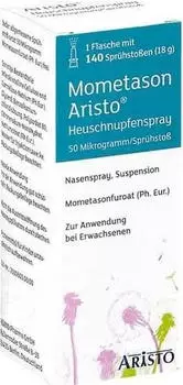 Mometason Aristo Heuschnupfenasenspray 50&micro;g/Spr&uuml;hsto&szlig; (18g)