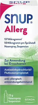 SNUP Allerg 137&micro;g/50 &micro;g pro Spr&uuml;hsto&szlig; Nasenspray 23g