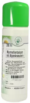 Murmeltier Balsam mit Alpenkr&auml;utern 200ml