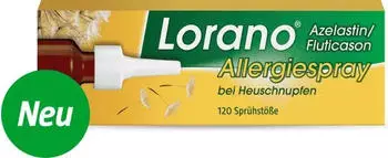 Lorano Azelastin/Fluticason Allergiespray bei Heuschnupfen 23g