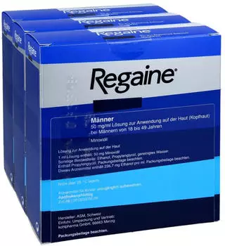 Regaine M&auml;nner 50mg/ml L&ouml;sung zur Anwendung a.d. Kopfhaut (3x60ml)