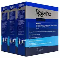 Regaine M&auml;nner 50 Mg/ml Lsg.z.anw.a.d.kopfhaut 3X60 ml
