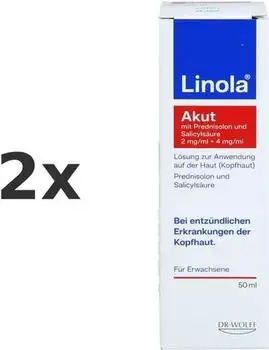 Linola Akut mit Prednisolon und Slicyls&auml;ure 2mg/ml + 4mg/ml L&ouml;sung (50ml)