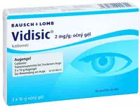 Vidisic 2 Mg/g Augengel 3X10 g