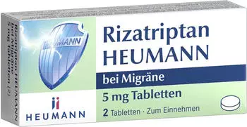 Rizatriptan Heumann bei Migr&auml;ne 5mg Tabletten (2 Stk.)