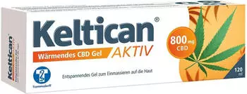 Keltican Aktiv w&auml;rmendes CBD Gel (120ml)