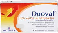 Duoval 500 Mg/150 Mg Filmtabletten 20 St