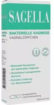 Sagella Bakterielle Vaginose Vaginalz&auml;pfchen (7 Stk.)