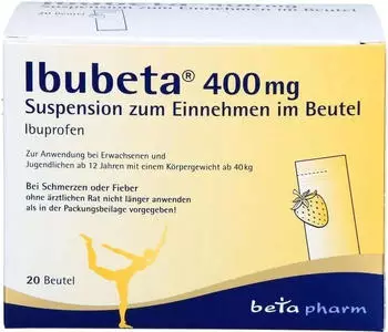 Ibubeta 400mg Suspension zum Einnehmen im Beutel (20 Stk.)