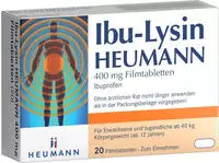 Ibu-lysin Heumann 400 Mg Filmtabletten 20 St