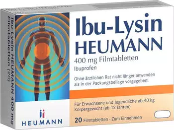 Ibu-Lysin Heumann 400mg Filmtabletten (20 Stk.)