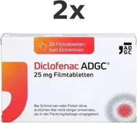 Diclofenac Adgc 25 Mg Filmtabletten 20 St