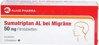 Sumatriptan 50mg AL bei Migr&auml;ne (2 Stk.)