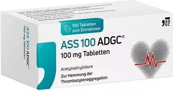 ASS 100 ADGC 100mg Tabletten (100 Stk.)