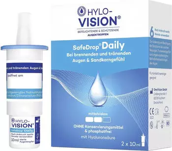 Hylo-Vision SafeDrop Daily Augentropfen (2x10ml)
