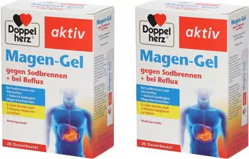 Magen-Gel gegen Sodbrennen + bei Reflux (2x20 Stk.)